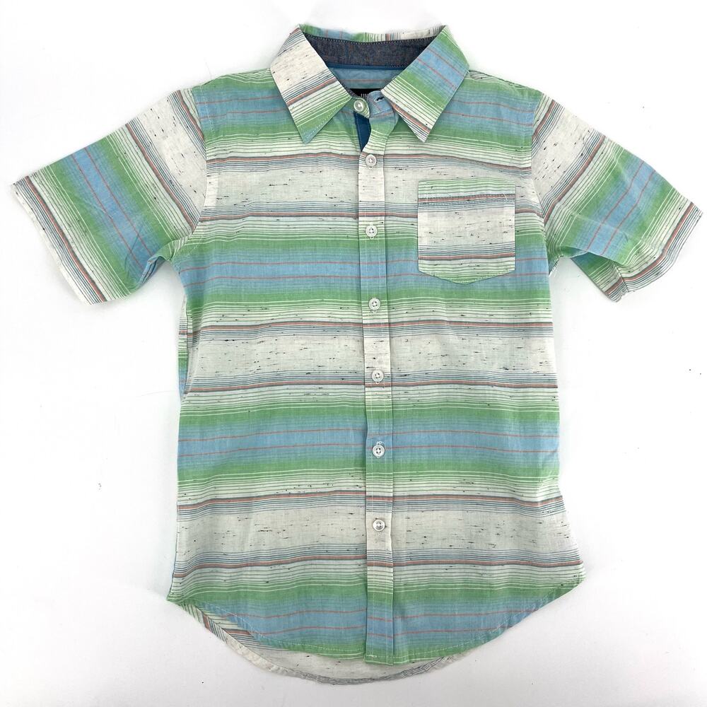 Univibe NWT Big Boys‎ Cotton button down shirt in Bone (Small)